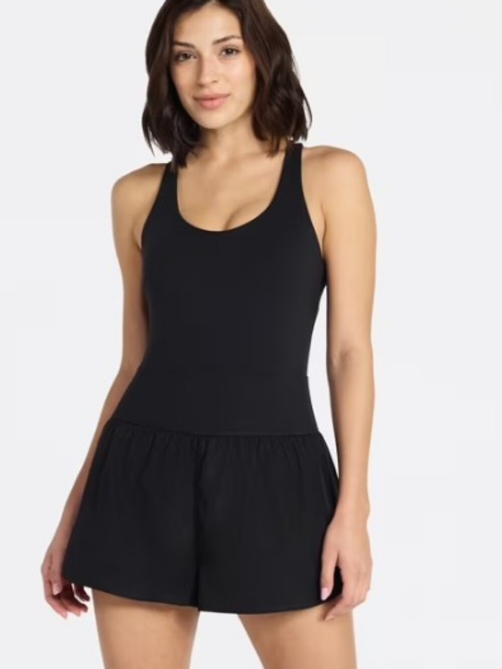 Avia Athletic Crossback Romper Shorts Sz L 12 14